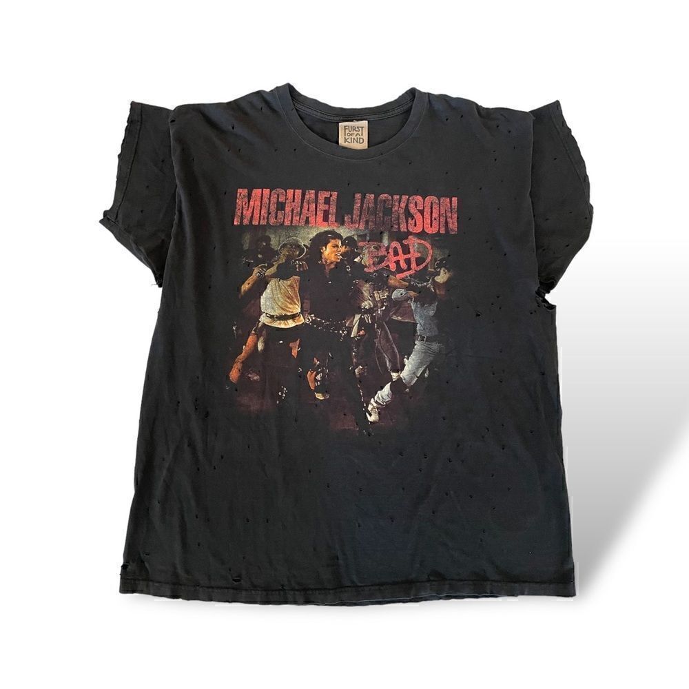FURST OF A KIND VINTAGE —Michael Jackson BAD— MUSIC TEE |SIZE: O/S|